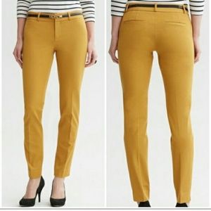 Banana Republic Sloan Fit Mustard Pants